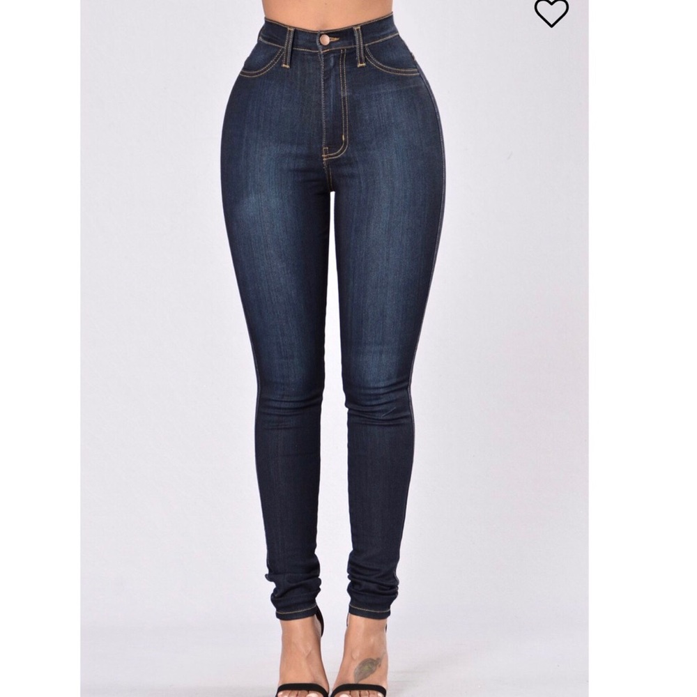 Fashion Nova Dark Wash Jeans